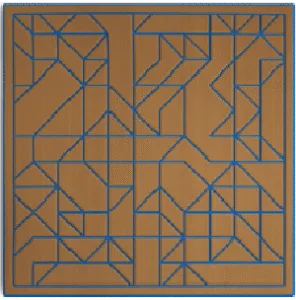 SeaDek angular geometric pattern